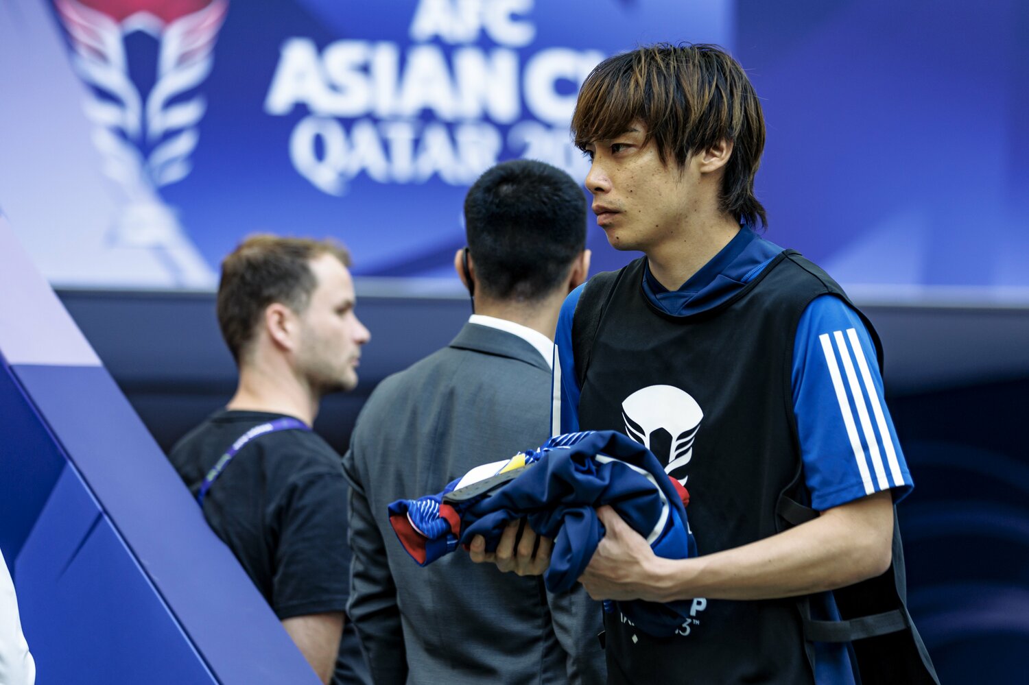 森保一監督は「彼を過剰に追い込むことは控えていただきたい」とメディアに伝えた　©Kiichi Matsumoto