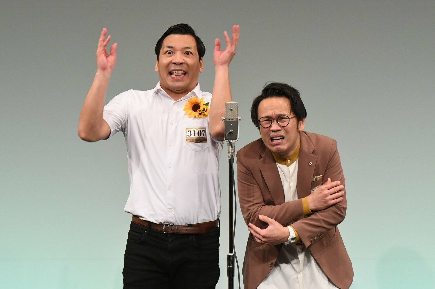 インディアンス（吉本興業）。田渕章裕（左）、きむ。3年連続3回目の決勝　©M-1グランプリ事務局