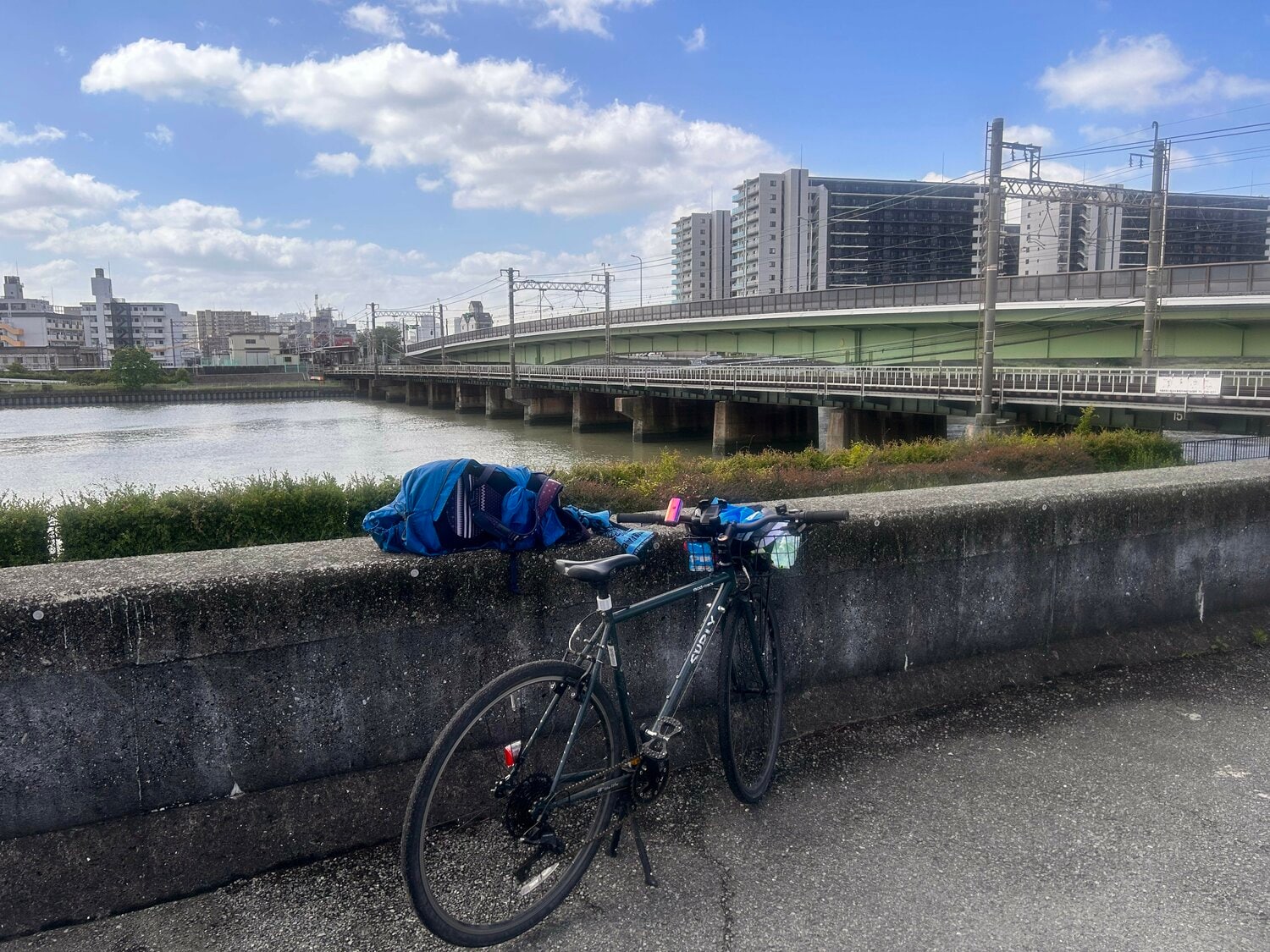 試合は中止になってしまったが、完走を目指すことを決意した（小野田治矢さん提供）