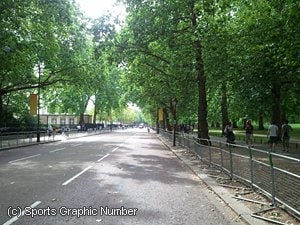 「セント・ジェームズパークに戻ってくると緑にほっとします」