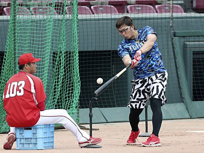 無観客試合で意気消沈の鈴木誠也。果たして“スーパーセイヤ”化なるか?<Number Web> photograph by Kyodo News