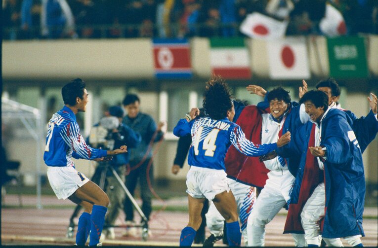 92年アジア杯　©Sports Graphic Number