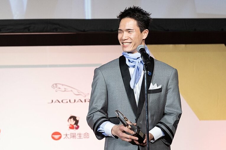 2021年ベストドレッサー賞を受賞するなど、鳥海連志は車いすバスケ界にとどまらない活躍を見せている ／ photograph by AFLO