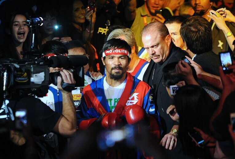 パッキャオの入場シーン（2012年）