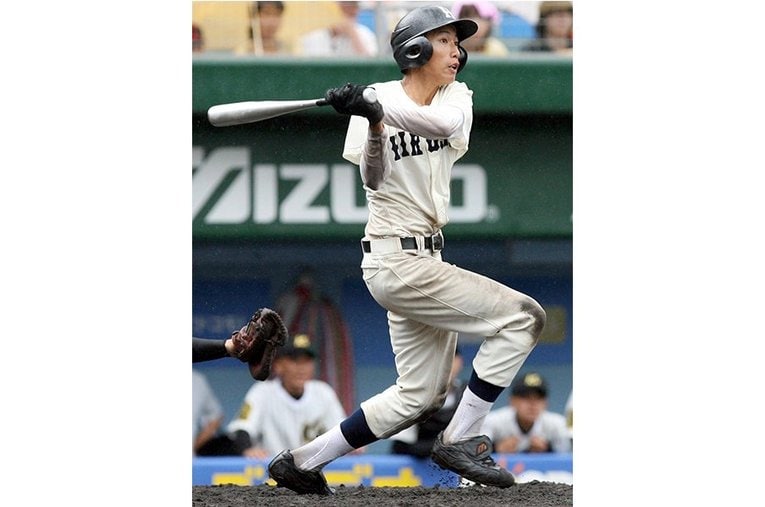 柳田悠岐／広島商 ／ photograph by Yomiuri Shimbun／AFLO