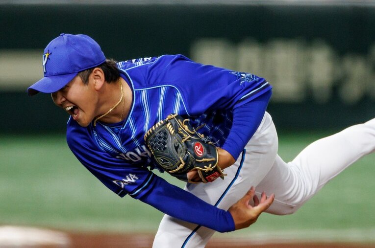 投手キャプテンとして好調のDeNAを引っ張る山崎康晃 ／ photograph by Kiichi Matsumoto