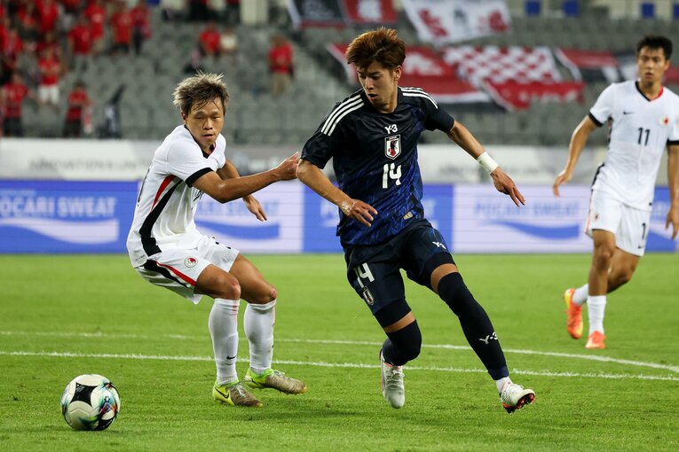 代表デビューを飾ったE-1選手権のホンコン・チャイナ戦　©Getty Images