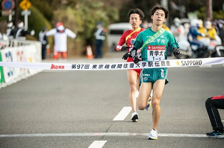 青学大・竹石尚人 ／ photograph by Nanae Suzuki