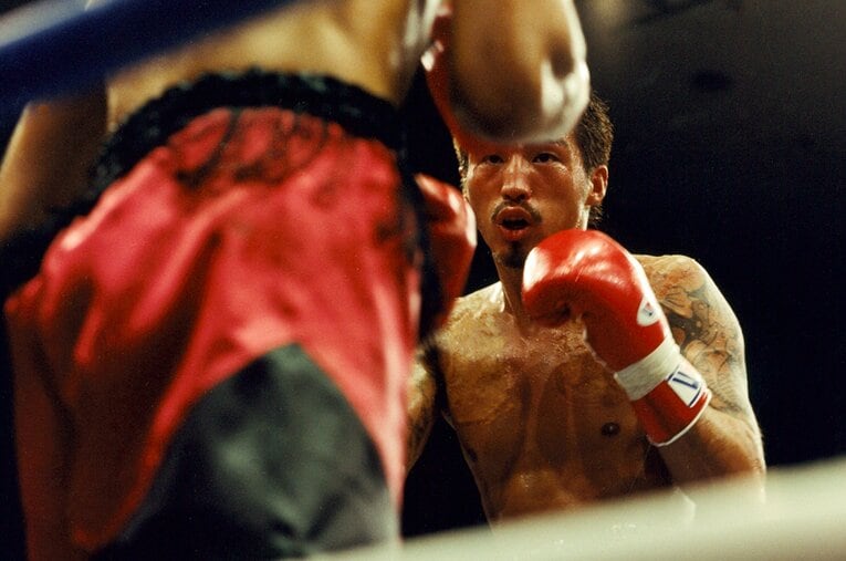 派手なファイトスタイルと人懐っこい性格で、人気を集めた大嶋宏成（2000年）　©Kenji Hayashi