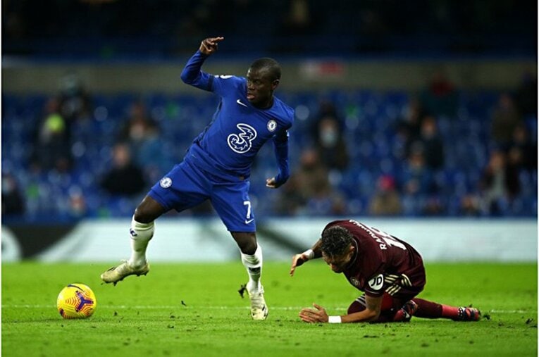 カンテは相変わらずの危機察知能力を発揮している©Getty Images