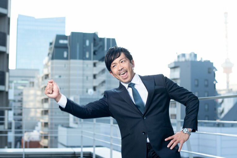 松田宣浩のインタビュー「後」カット　©Miki Fukano