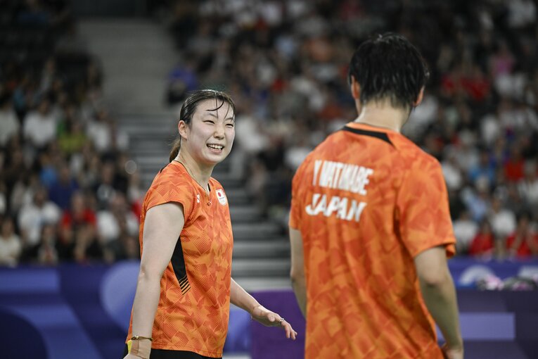 わたがしペア、3位決定戦での熱戦　©Asami Enomoto/JMPA