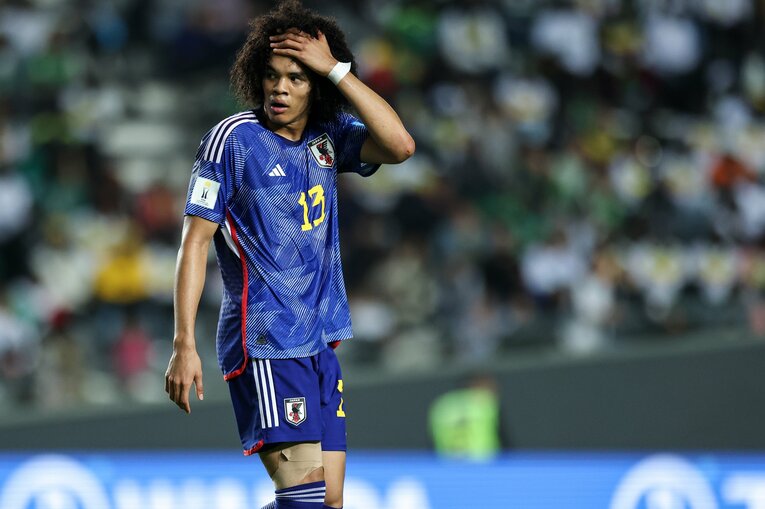 2023年U-20W杯に日本代表の一員として出場したチェイス・アンリ　©︎Getty Images