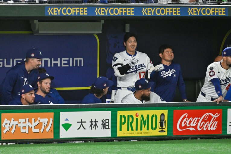 「天井当たった？」大谷さんドヤ顔→ポカン顔HRの一部始終（全11枚の6枚目）　©Nanae Suzuki