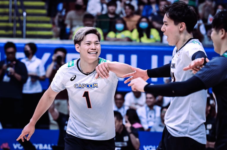西田有志（NVL中国戦）　©︎FIVB