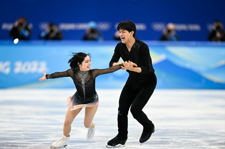 北京五輪の「りくりゅう」ペア　©️Asami Enomoto/JMPA