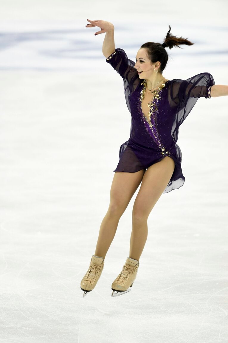 史上6人目のトリプルアクセル成功者となったエリザベータ・トゥクタミシェワ　©Asami Enomoto
