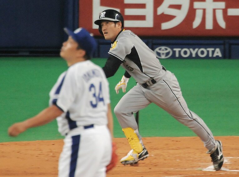 阪神時代の平野氏　©JIJI PRESS