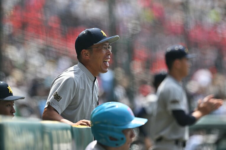 チームを率いた兜森監督　©︎Hideki Sugiyama