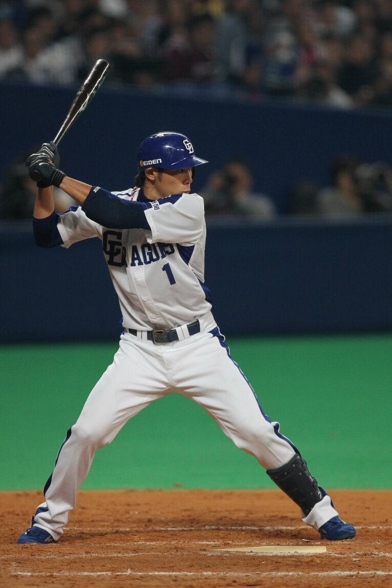 中日時代の堂上　©Shigeki Yamamoto