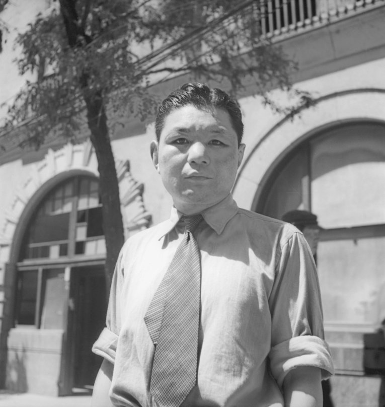 こちらは戦後1946年に撮影されたピストン堀口の写真　©KYODO