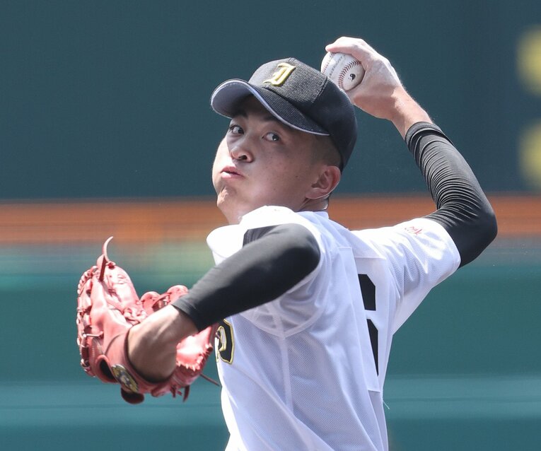 先発の入江は打撃も「自分たちのバッティングができた」と自信を見せた　©JIJI PRESS