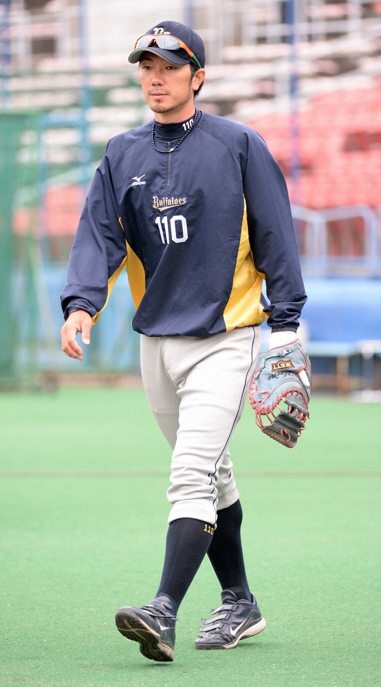 二軍担当だった頃の瓜野（2013年）©︎NIKKAN SPORTS