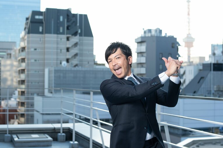 松田宣浩のインタビュー「後」カット　©Miki Fukano