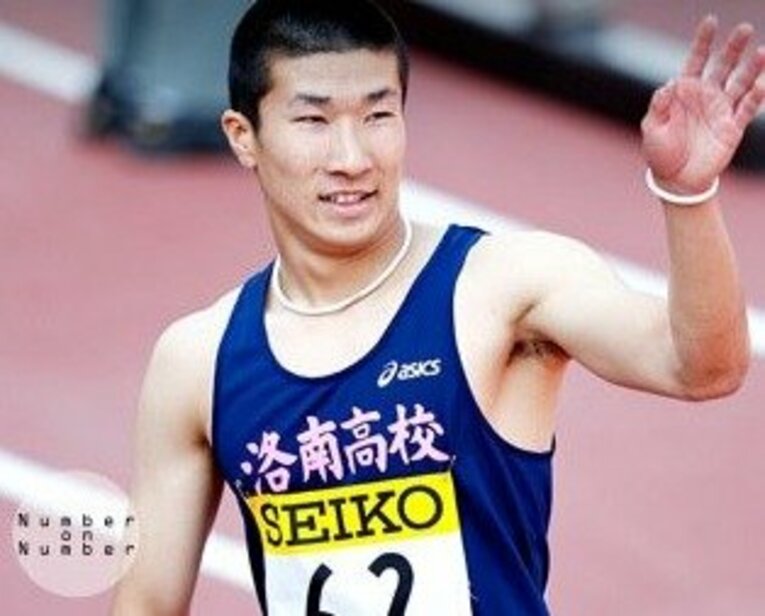 前高校記録保持者の桐生祥秀（現日本生命）　©Atsushi Hashimoto