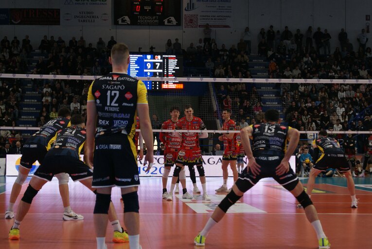 2月9日、ペルージャ石川祐希（セリエA／グロッタッツォリーナ戦）©︎Takashi Yuge