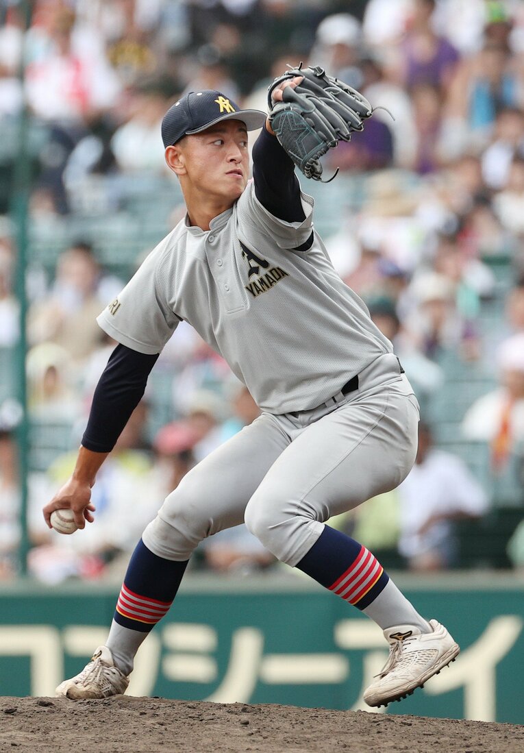 関と「二枚看板」だった櫻田だが、今夏は1回だけの登板にとどまった　©︎JIJI PRESS