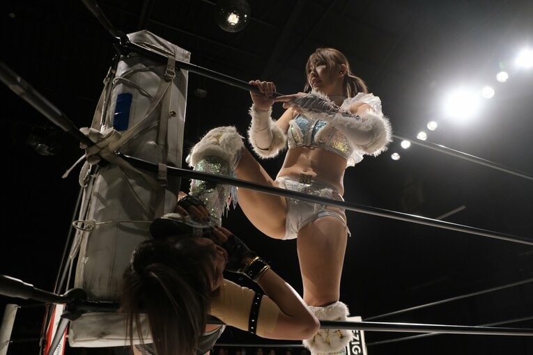 マリーゴールドの女子プロレスラー・桜井麻衣　©Norihiro Hashimoto