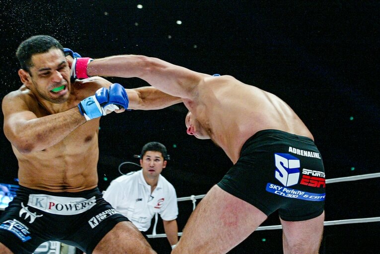 ヒョードルへのリベンジを誓ってリングに上がったノゲイラ