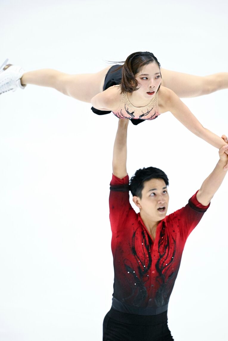 今季の国際大会初戦となった木下グループ杯ショートの演技　©Asami Enomoto