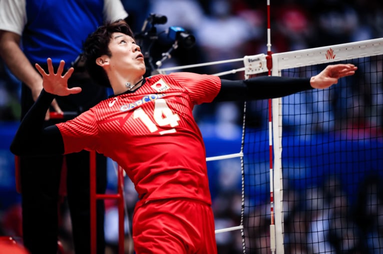 2023年ネーションズリーグ イラン戦　©︎FIVB