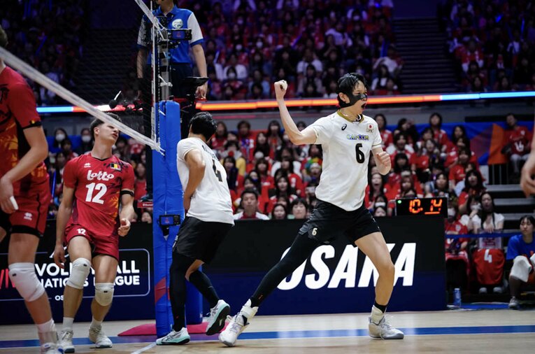 山内晶大（VNLベルギー戦）©Volleyball World