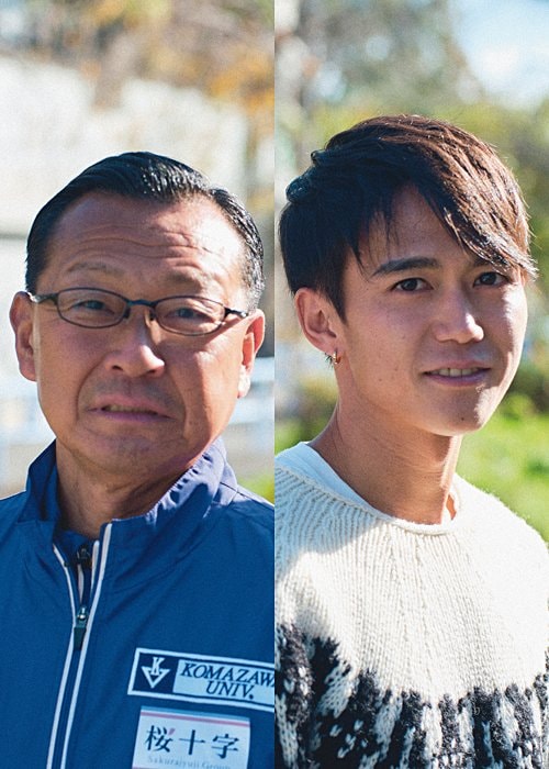 駒澤大学の道環寮で初めて対談をした大八木弘明総監督と大迫傑選手