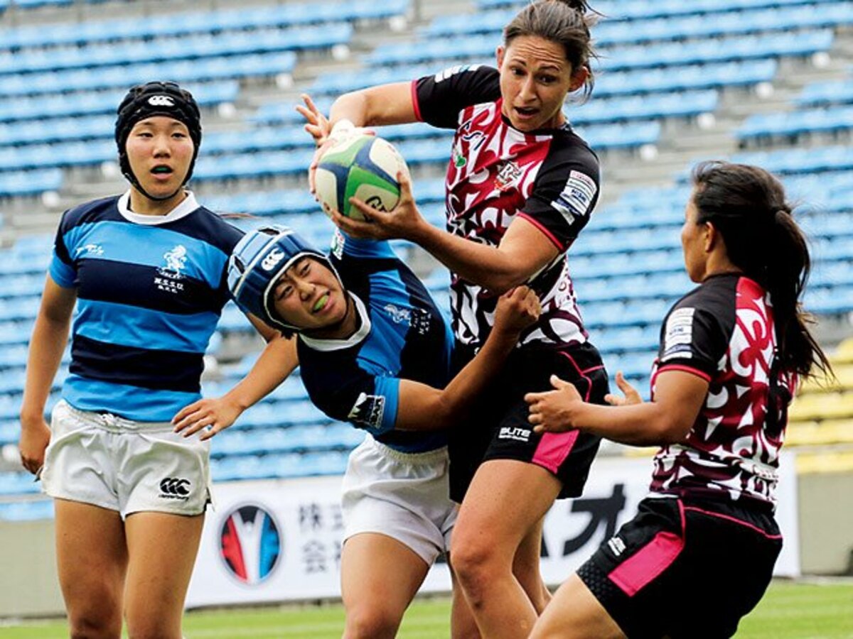 世界に誇れる太陽生命シリーズ 7人の女 の戦いに刮目せよ ラグビーセブンズ 世界にも珍しい女子の本格大会 ラグビー日本代表 Number Web ナンバー