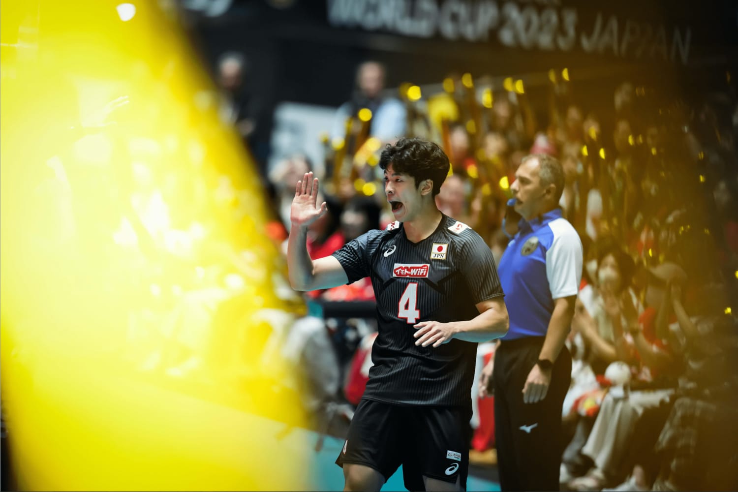 素直な言葉で試合を振り返った宮浦健人　©︎FIVB