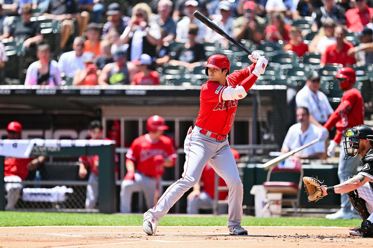 常に変化する「理想の構え」を追い求める大谷翔平　©Getty Images