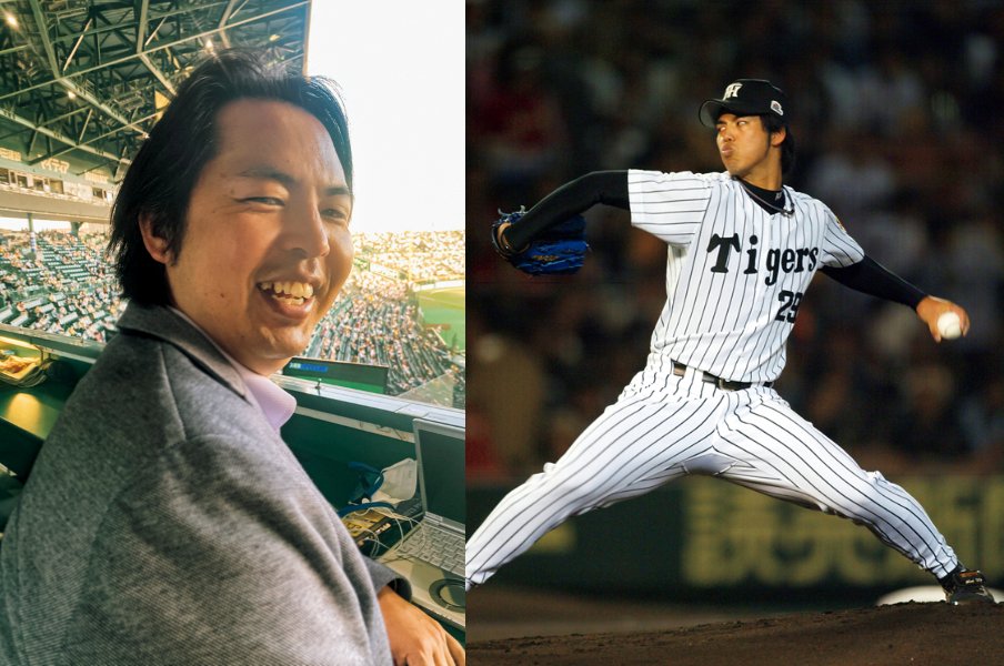 井川慶 1979年7月13日、茨城県生まれ。水戸商高から'98年、ドラフト2位で阪神入団。'02、'04、'06年に最多奪三振。'03年は最多勝の20勝。'07年に大リーグ・ヤンキース移籍。'12年から'15年までオリックス。現在は評論家 ©︎Kiichi Matsumoto（左）／Hideki Sugiyama（右）