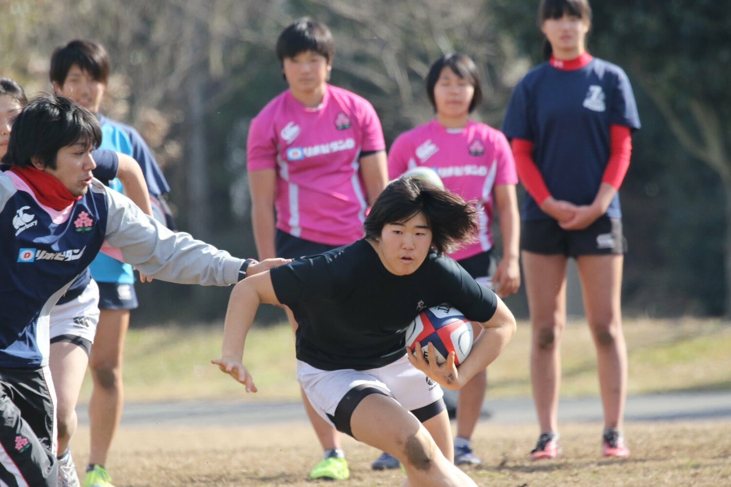 2017年1月、中3で参加したセブンズユースアカデミー ©︎Nobuhiko Otomo
