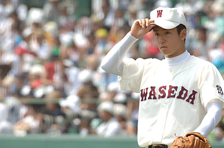早実時代の斎藤©Takashi Shimizu
