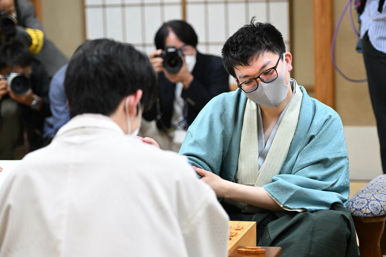 2023年王座戦の永瀬 ©Keiji Ishimawa