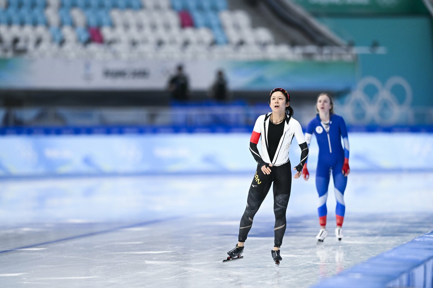 3000mの2日後、1500mでは銀メダルを獲得。「ギリギリまで迷いというか、色んな気持ちを抱えていた」と話した　©Asami Enomoto／JMPA