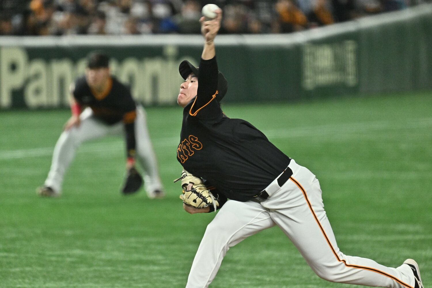 「ボールを叩くようにリリースできている」と今中慎二氏が評する井上のピッチング　©︎Hideki Sugiyama