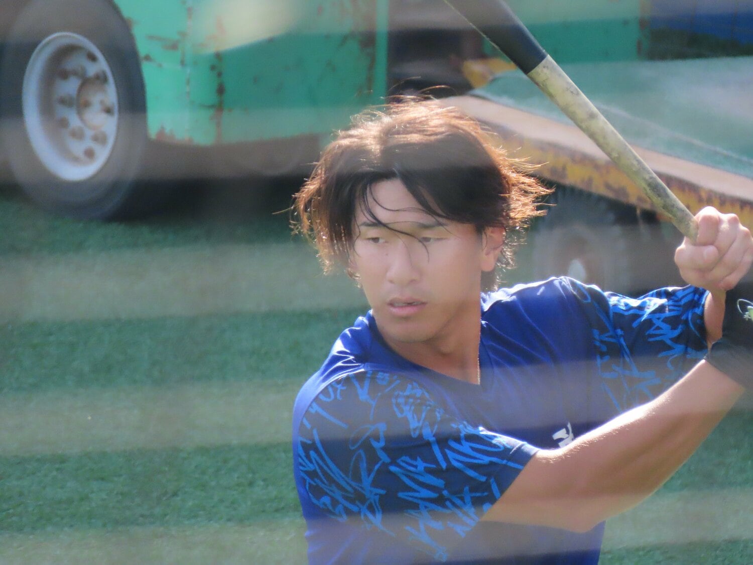 オフも精力的に練習を積む井上　©NumberWeb