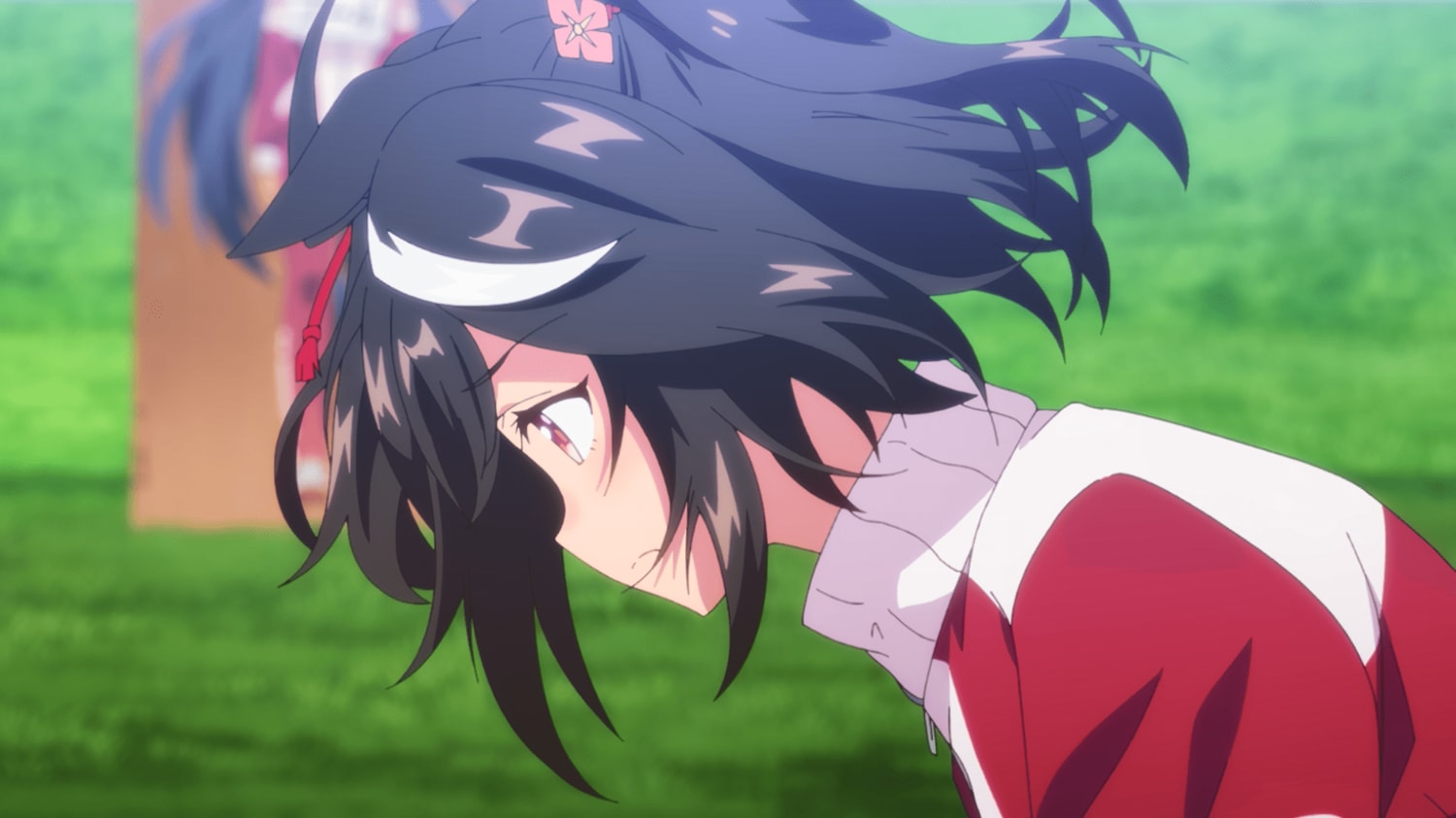 敗戦のショックを引きずるキタサンブラック　©2023 アニメ「ウマ娘 プリティーダービー Season 3」製作委員会