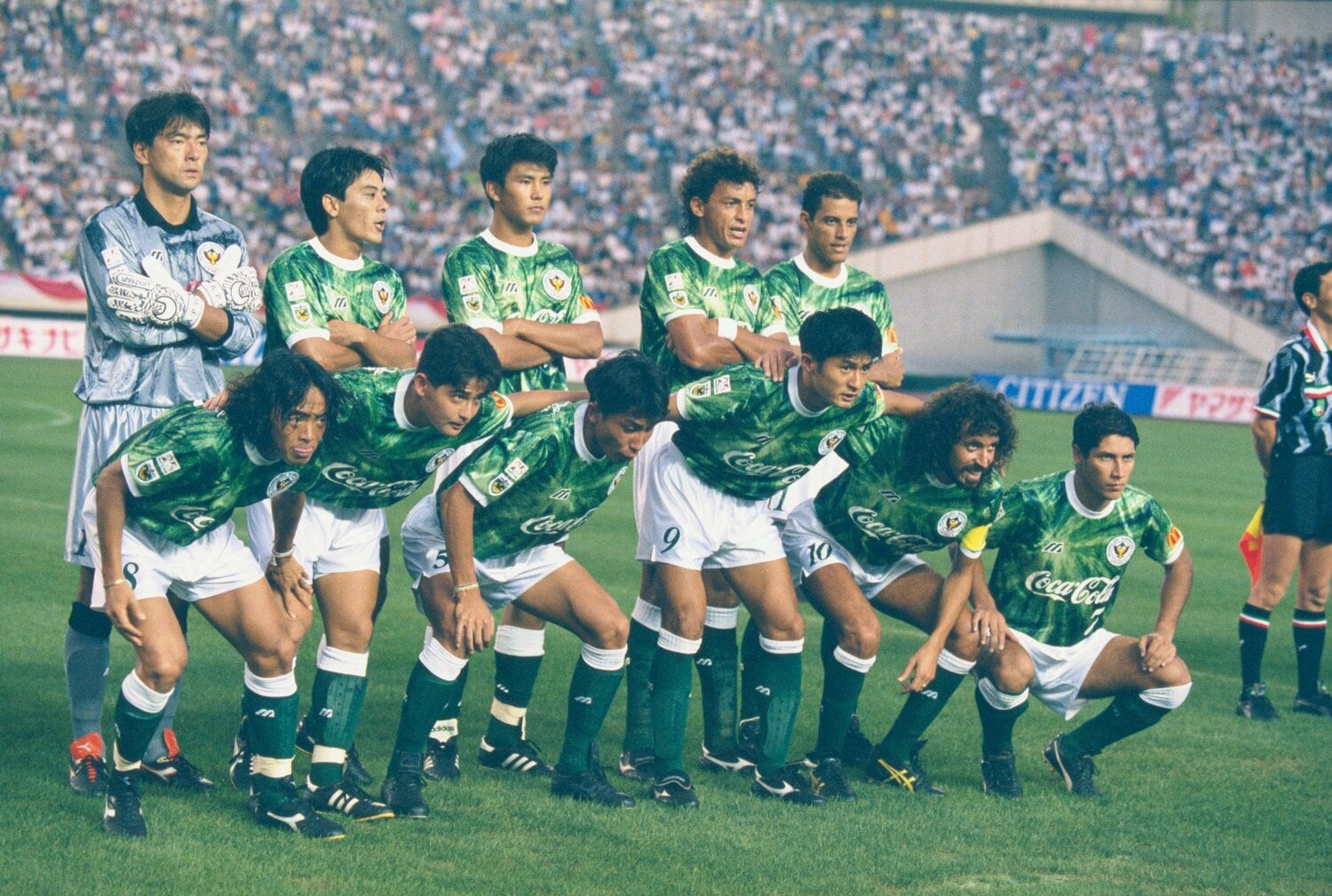94年当時のヴェルディ　©Sports Graphic Number