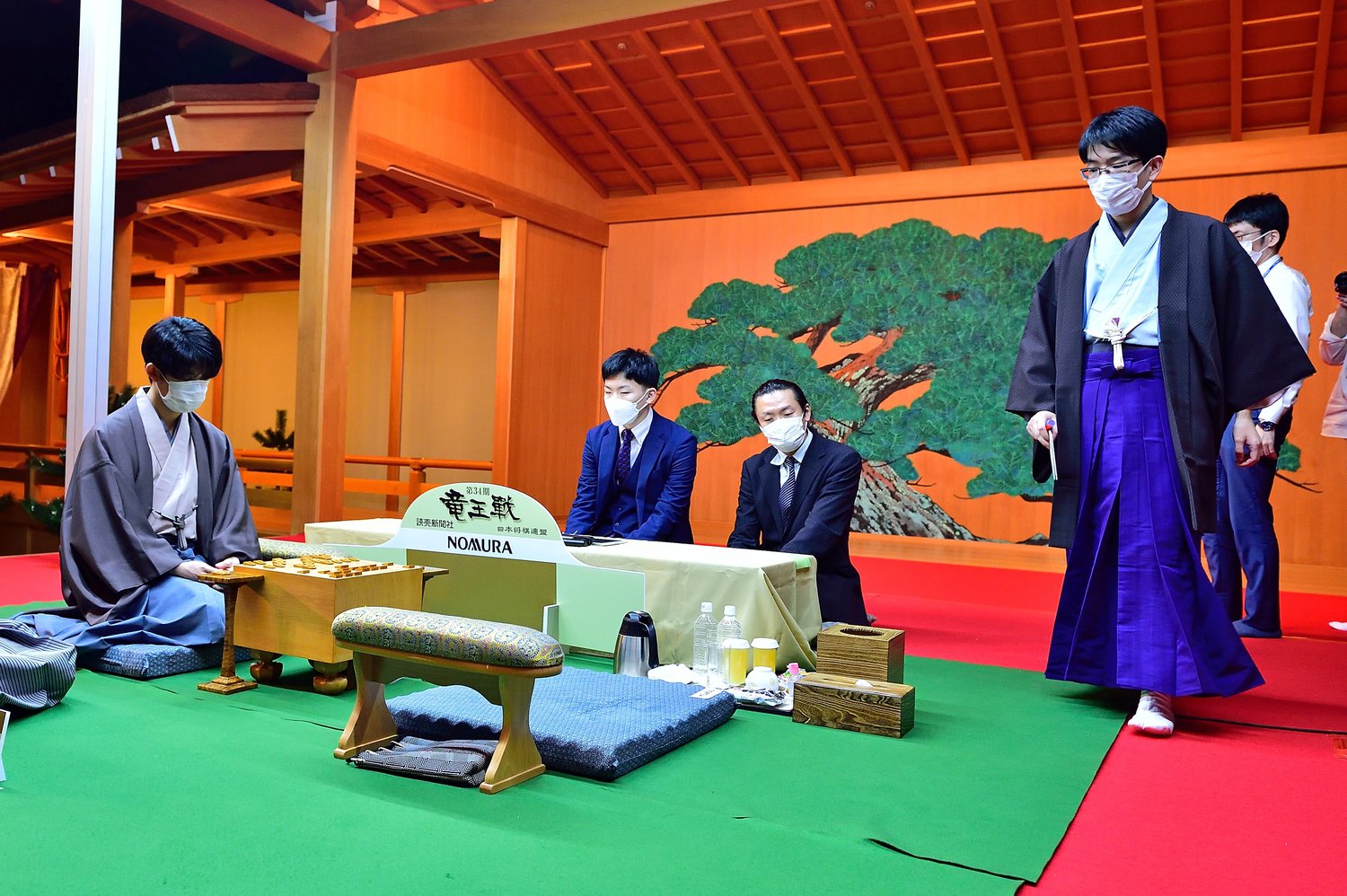 2021年の竜王戦第1局　©日本将棋連盟